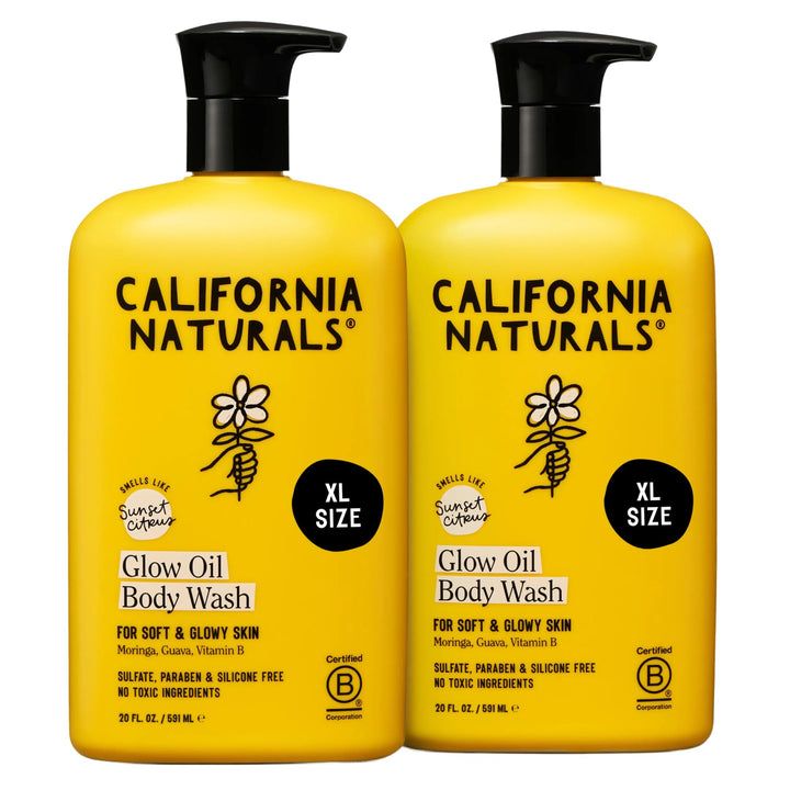 California Naturals bottle front label visible, shows product benefits and scent