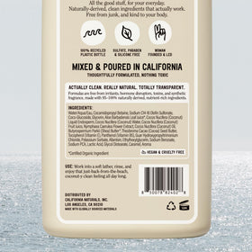 California Naturals bottle in shower setting illustrating daily use benefit