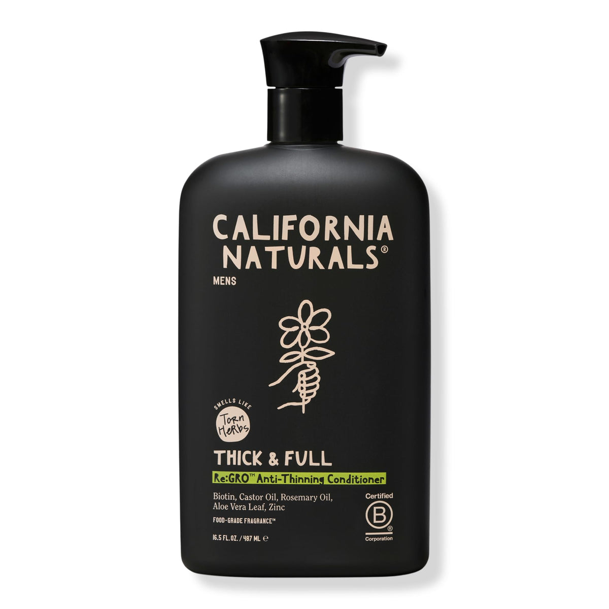 California Naturals bottle front view shows clean branding and size benefit