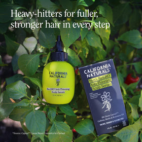 California Naturals Re:Gro ingredient label highlighting 5% Capixyl and botanicals
