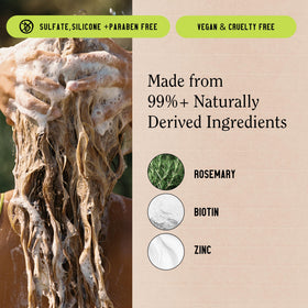 California Naturals Re:GRO pump dispensing shampoo for easy use