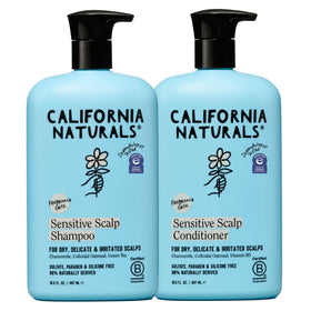 California Naturals front packaging showing gentle shampoo and conditioner benefits