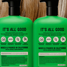 California Naturals 20 oz bottle next to common items showing true size benefit