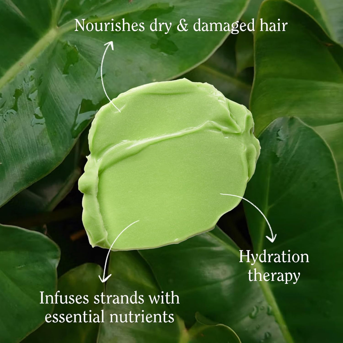 California Naturals creamy conditioner texture close-up for smooth hair