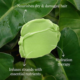 California Naturals creamy conditioner texture close-up for smooth hair