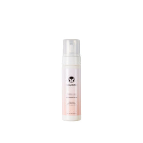 Calista bottle front view showing product and benefit of lightweight volume