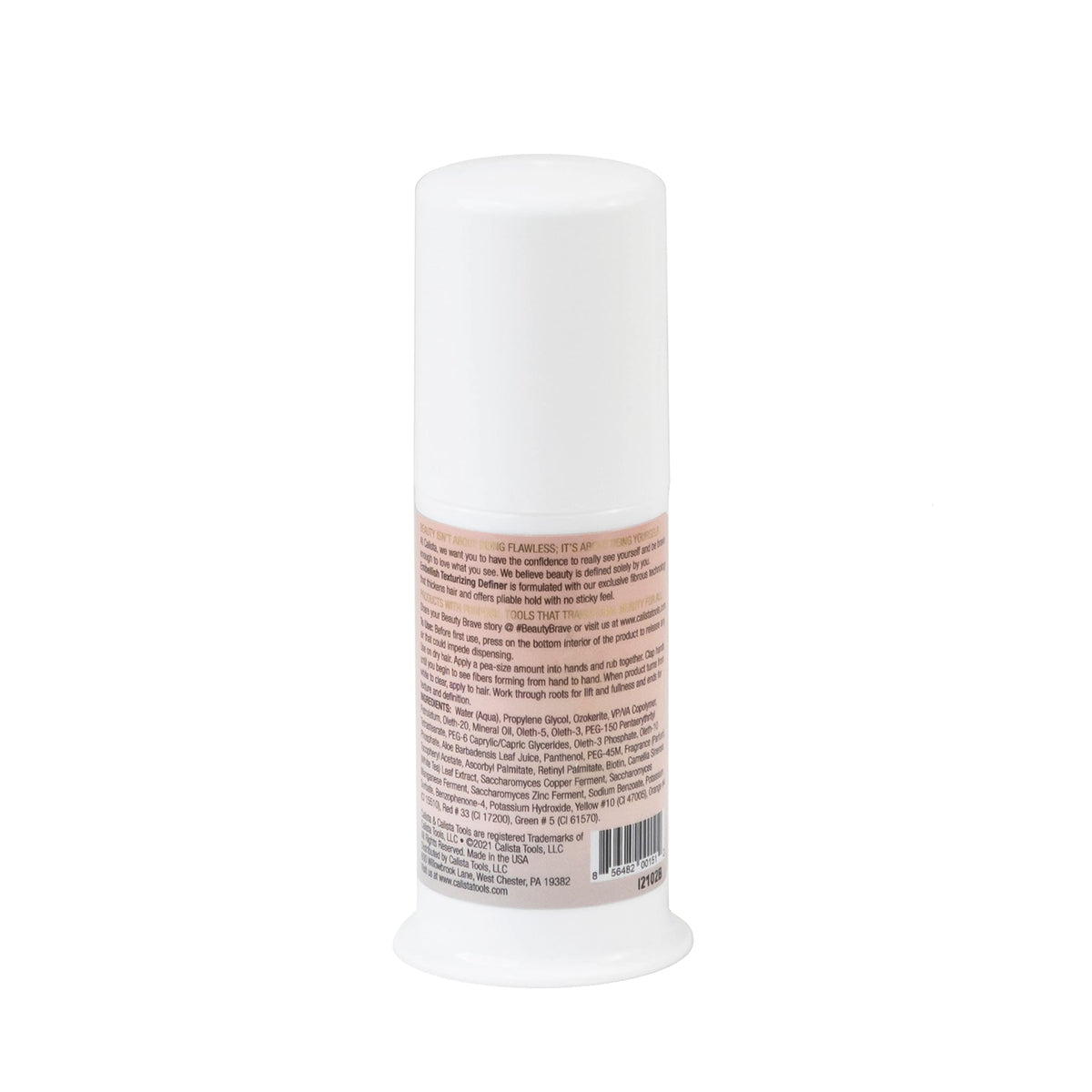 calista close-up of fibrous paste texture highlighting lightweight volume benefit