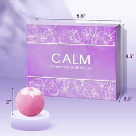 CalmNFiz fizzing in tub creating colorful swirls and relaxing ambiance