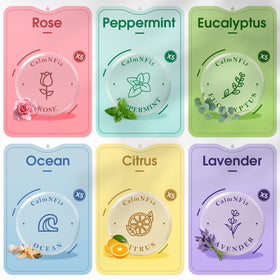 CalmNFiz individual wrapped tablet close-up highlighting freshness and portability