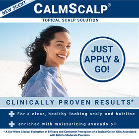 CalmScalp avocado and grapeseed oils displayed to show nourishing barrier-supporting ingredients