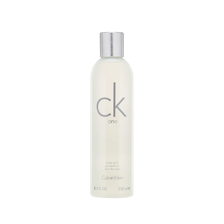 Calvin Klein CK One front packaging showing minimalist bottle and branding benefit: easy identification