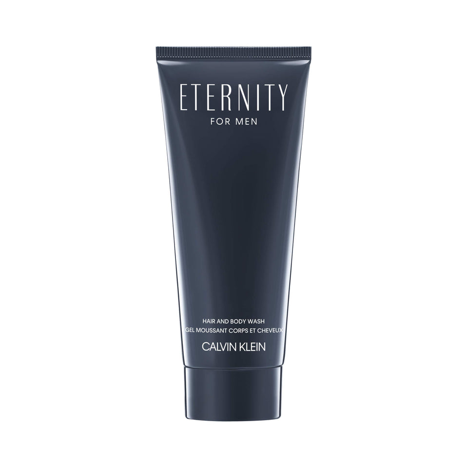 Calvin Klein Eternity front bottle view showing sleek packaging and brand clarity for grooming.