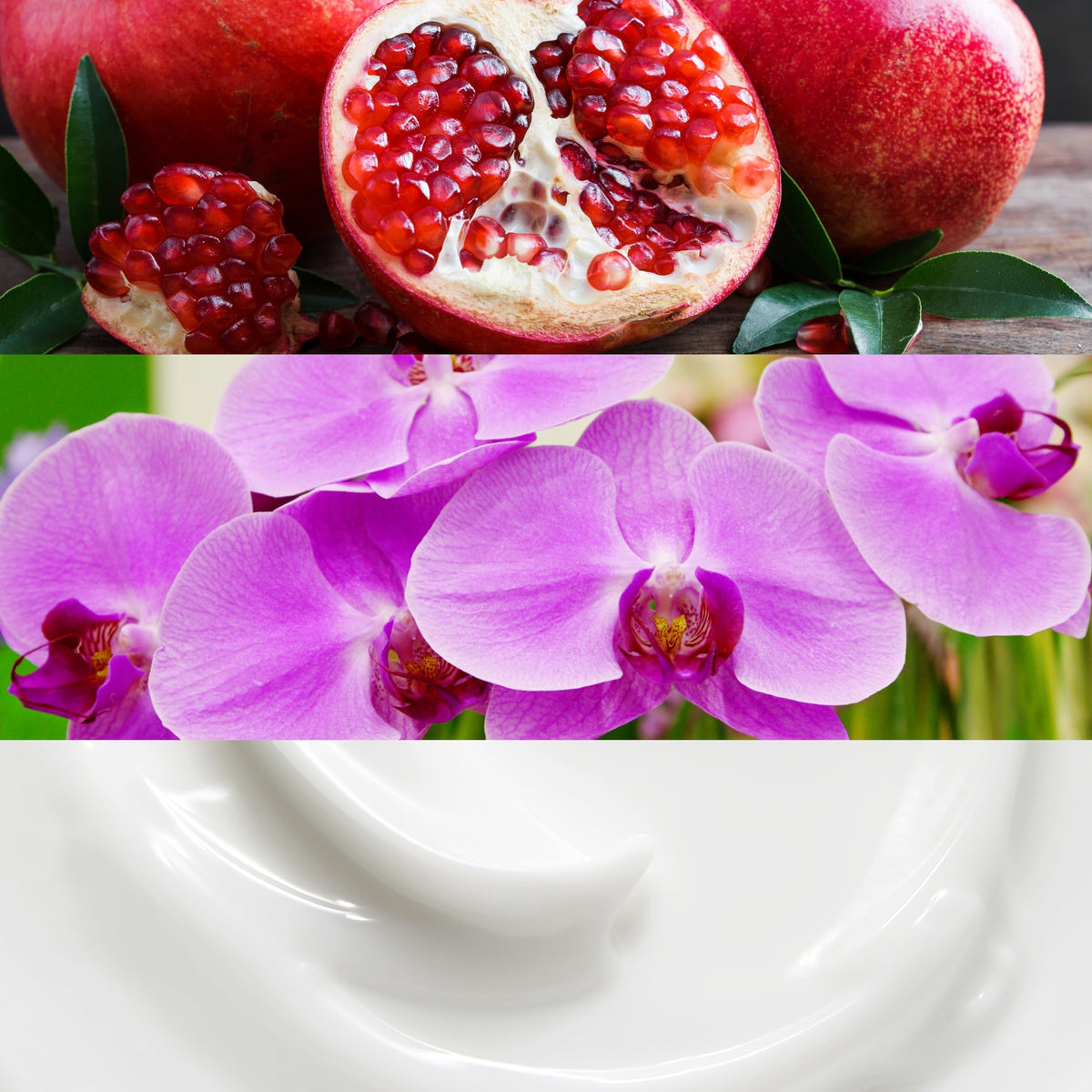 Calvin Klein Euphoria lotion texture close-up illustrating creamy finish and quick absorption benefit