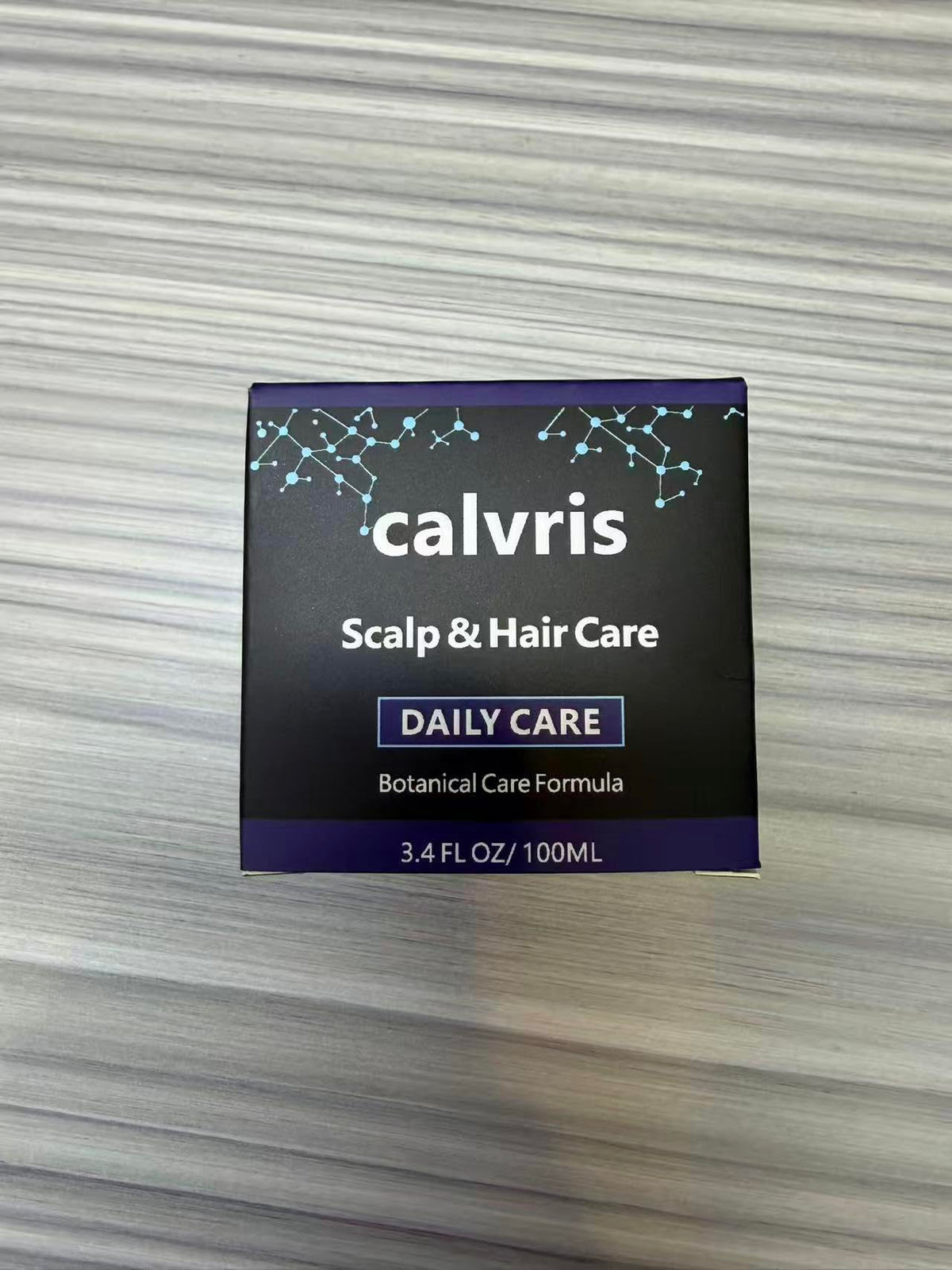 Calvris jar front view showing 100ml sizing and everyday use benefit