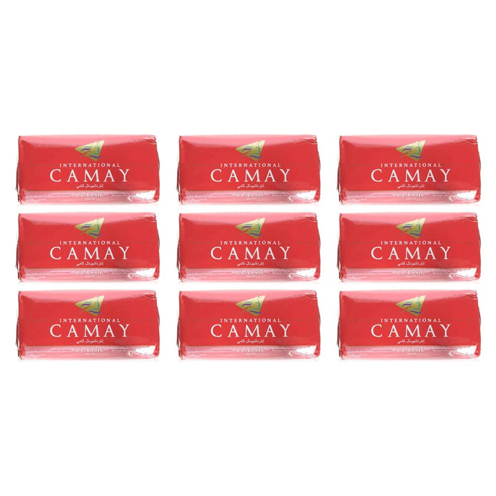 Camay front packaging showing three-pack bundle and fresh scent benefit