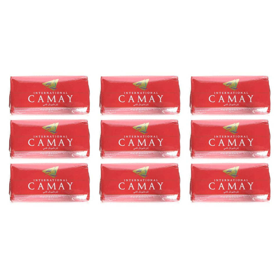 Camay front packaging showing three-pack bundle and fresh scent benefit