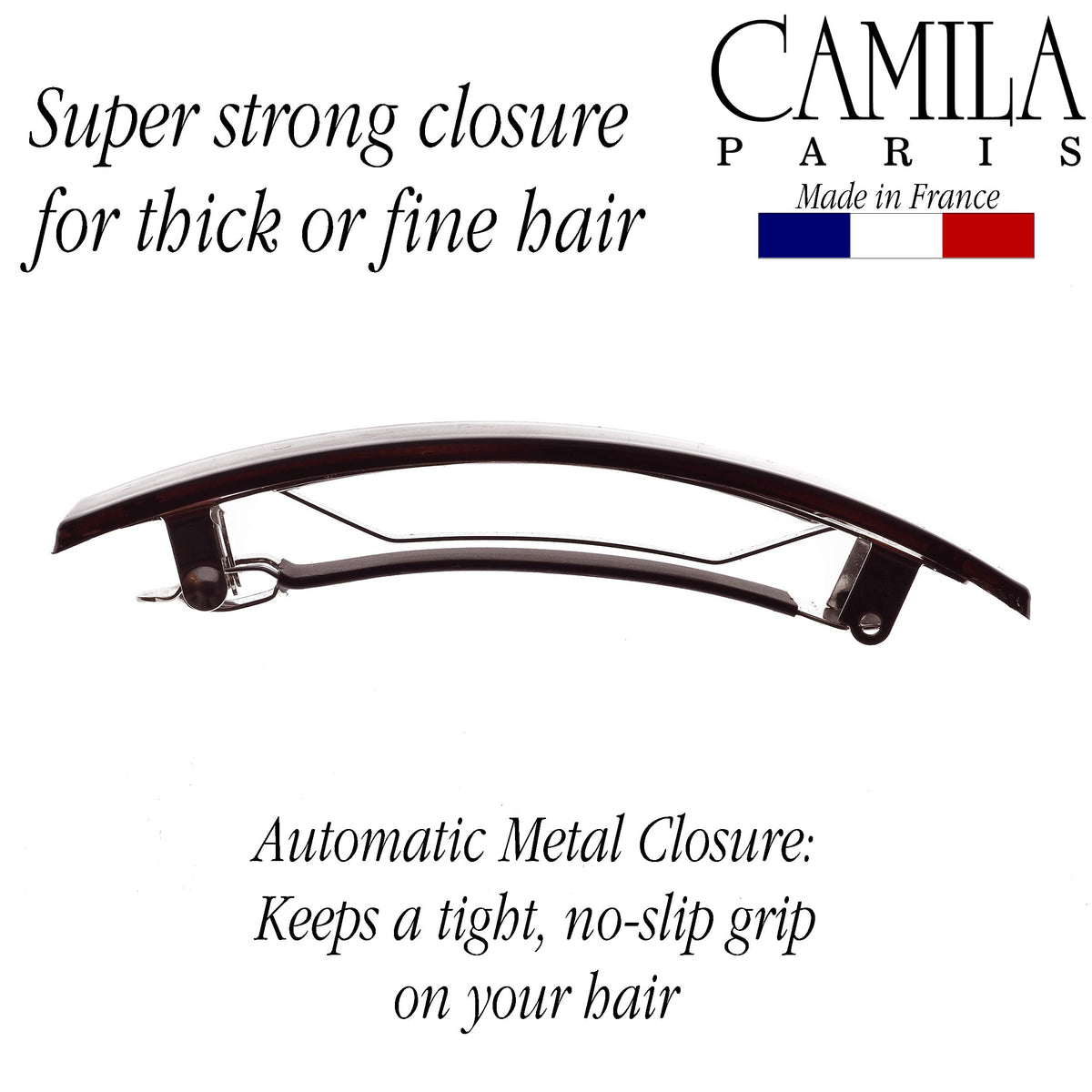 Camila label made in France emphasizing quality craftsmanship and reliability