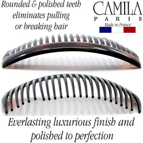 Camila Paris two-comb pack and size comparison for quick identification