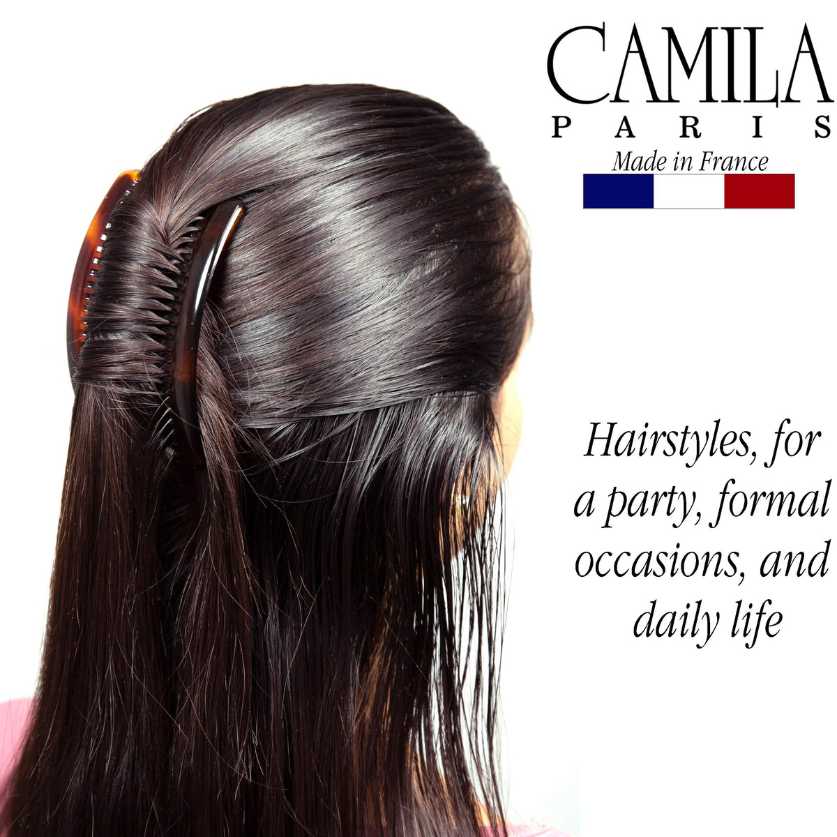 Camila Paris polished cellulose acetate finish resisting snagging