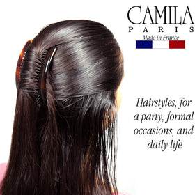Camila Paris polished cellulose acetate finish resisting snagging