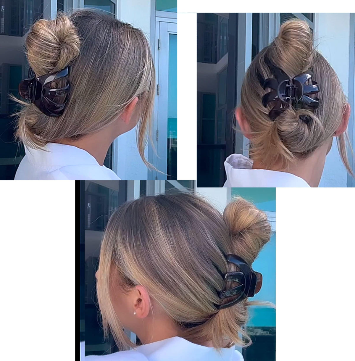 Camila Paris side profile showing clip curve and wider jaw for thick hair