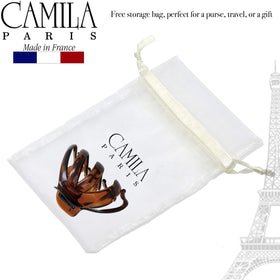 Camila Paris used to create a high bun offering no-slip all-day hold