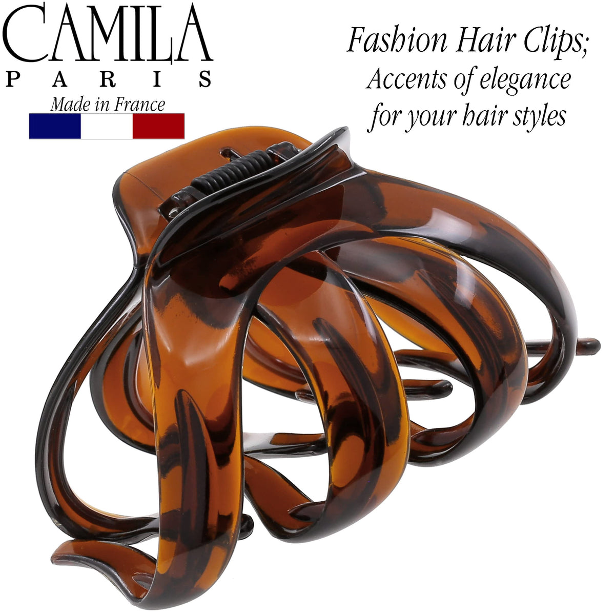 Camila Paris next to a hand to show 3.5-inch scale for large hair capacity