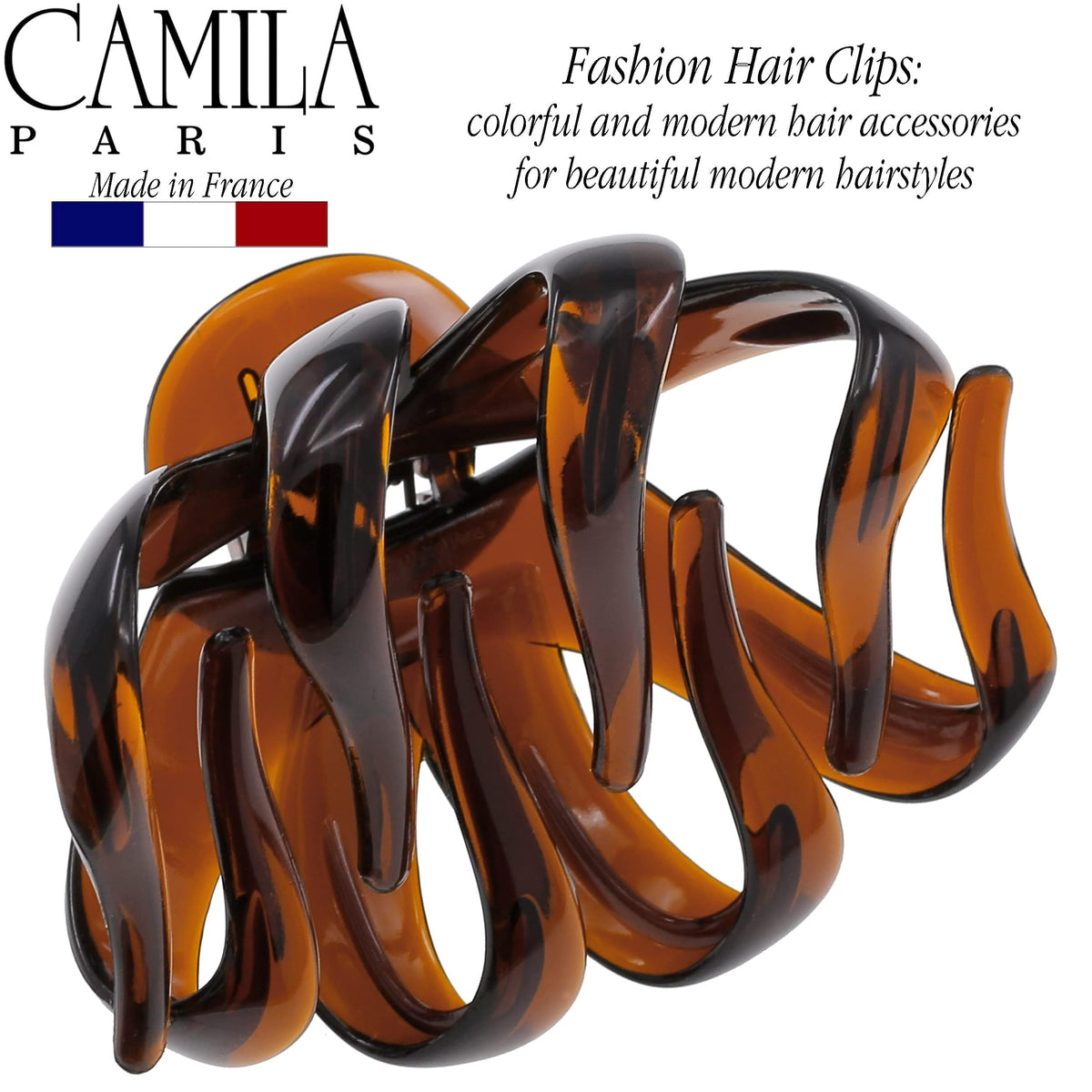 Camila Paris polished cellulose acetate texture showing fade-resistant finish