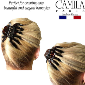 Camila Paris close-up of clip teeth offering secure no-slip grip