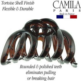 Camila Paris AD718 holding a half-up hairstyle for effortless styling