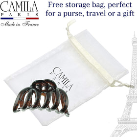Camila Paris used in a half-up hairstyle for quick everyday style