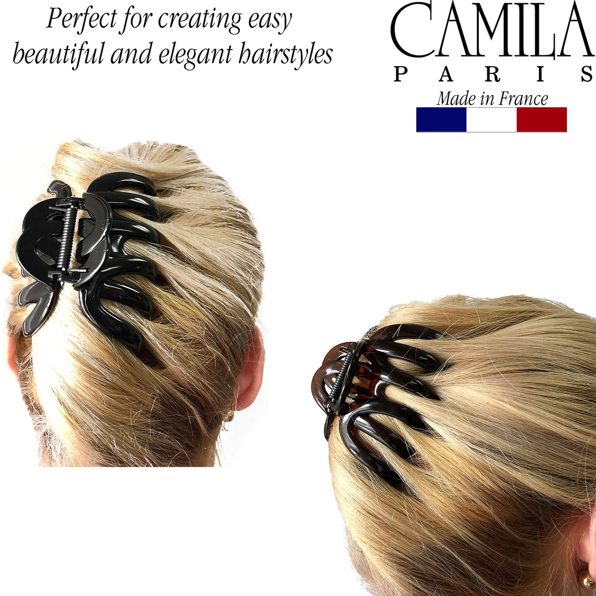 Camila Paris close-up of cellulose acetate texture for durable polished look