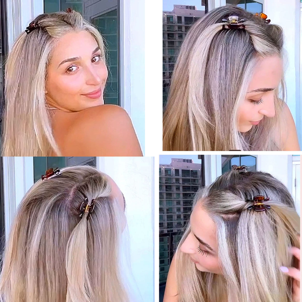 Camila Paris closed clip close-up highlighting smooth finish for gentle hold