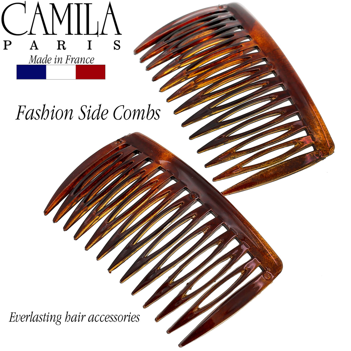 Camila Paris comb teeth detail demonstrating secure grip without snagging benefit