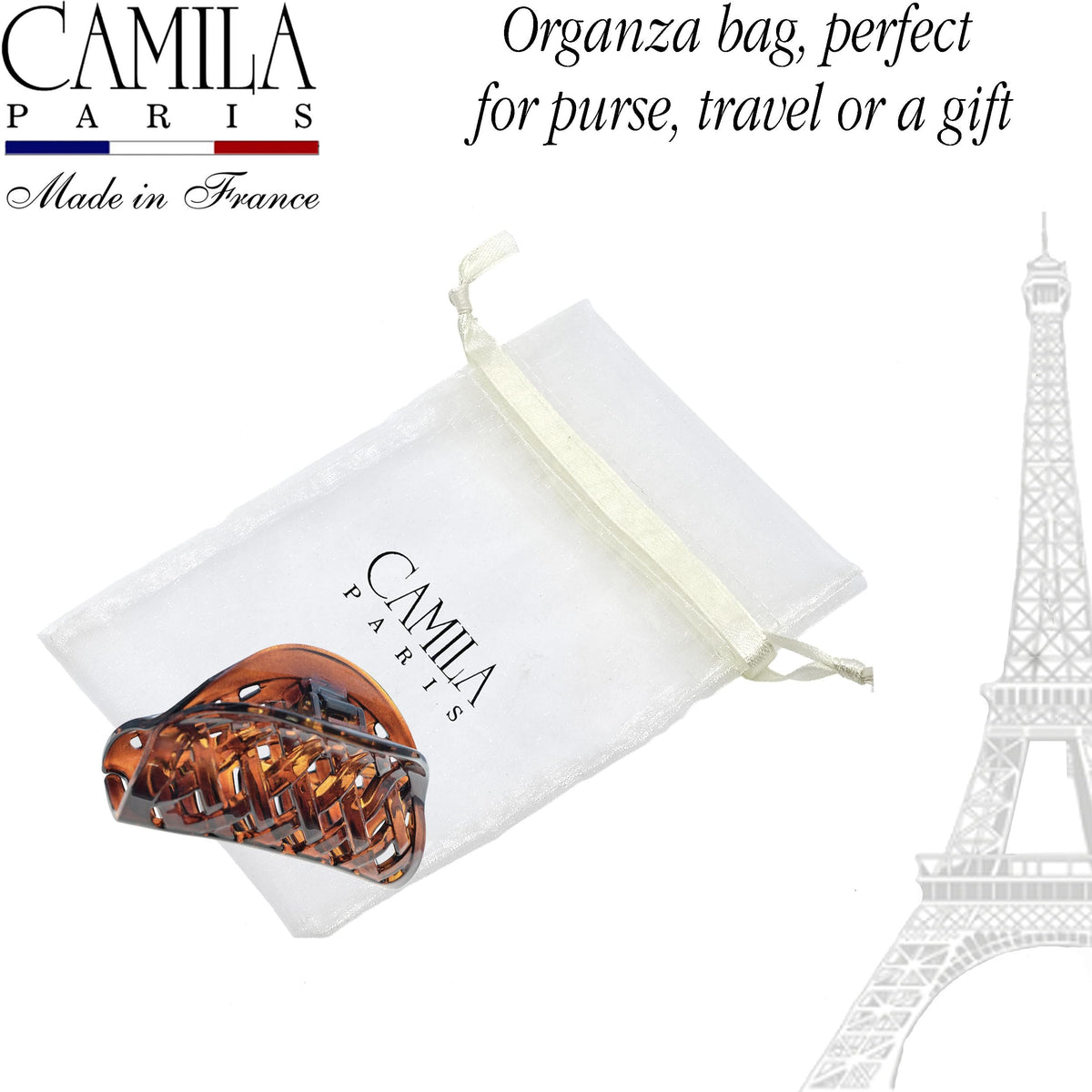 Camila Paris size comparison in hand to demonstrate ample capacity