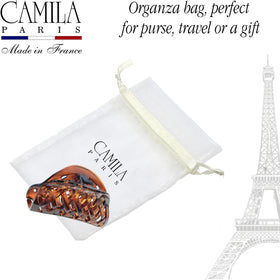 Camila Paris size comparison in hand to demonstrate ample capacity