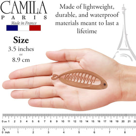 Camila Paris side curved profile for comfortable head fit benefit