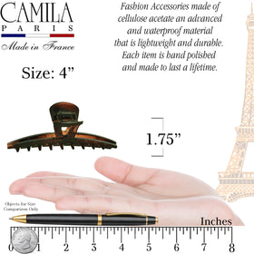 Camila Paris open spring detail showing durable metal tension