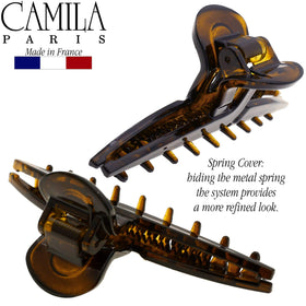 Camila Paris side profile highlighting slim shape and smooth cellulose acetate material