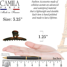 Camila Paris detailed spring image showing solid metal spring for long-lasting hold