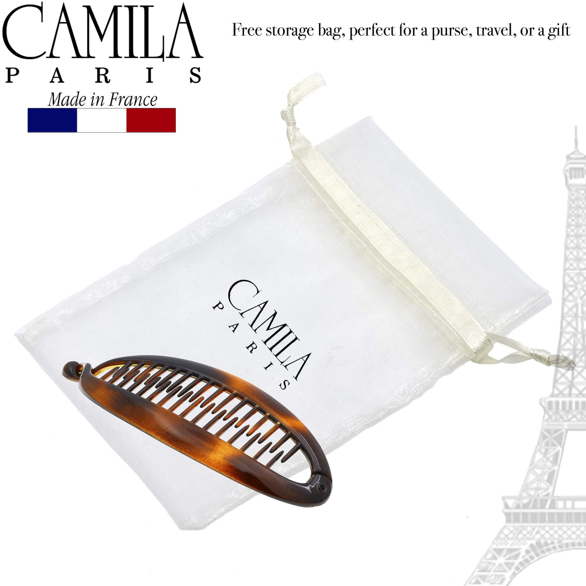 Camila Paris texture gloss finish highlights smooth, snag-free surface