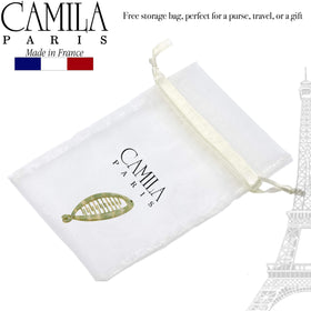 Camila Paris half-up on model showing added root lift and refined everyday style