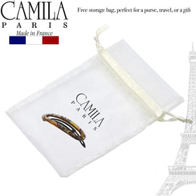 Camila Paris texture close-up showing cellulose acetate grain and durability benefit