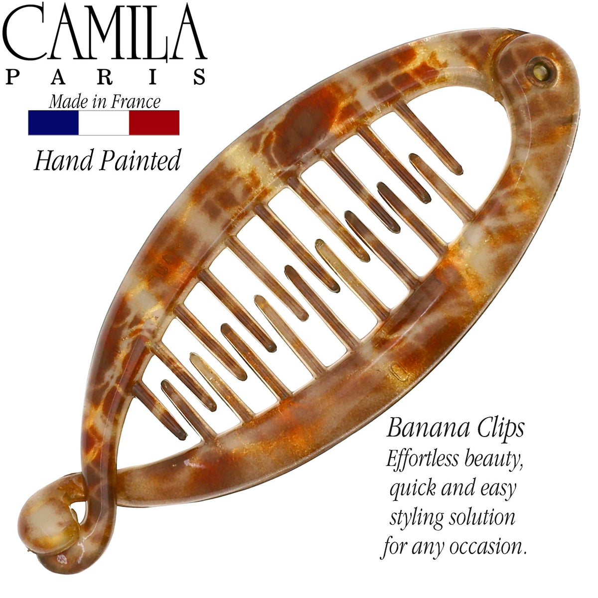 Camila Paris next to a ruler showing 3.5-inch extra-small scale for short hair
