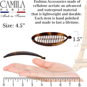 Camila Paris CP5 worn in a French twist showing fast styling and polished appearance