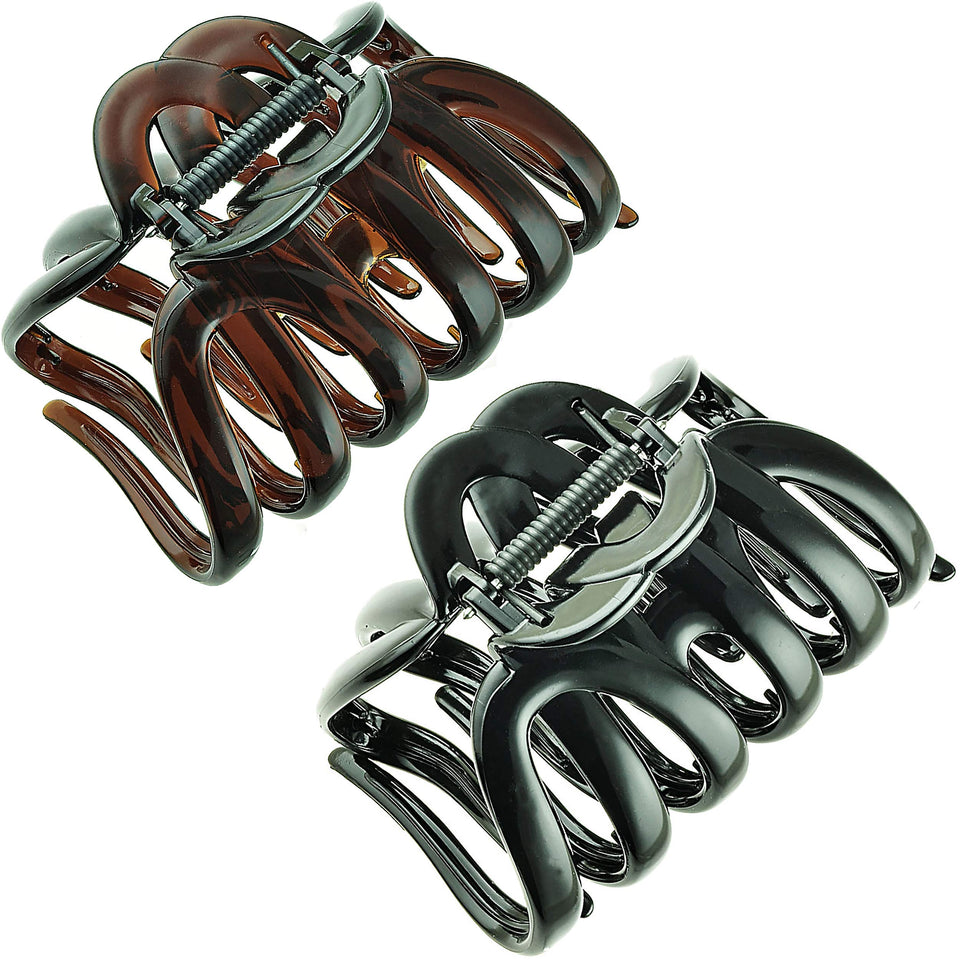 Camila Paris front view of octopus clip showing elegant finish and secure hold