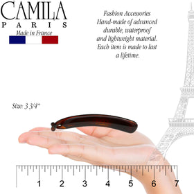 Camila Paris close-up of interlocking teeth showing non-slip grip for secure hold
