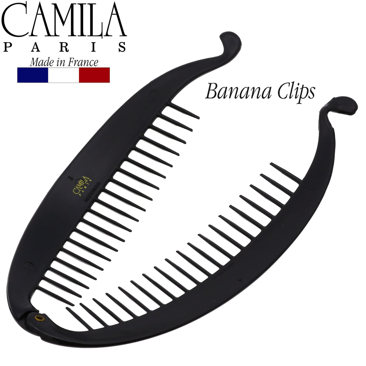 Camila Paris securing thick hair to demonstrate strong, even hold