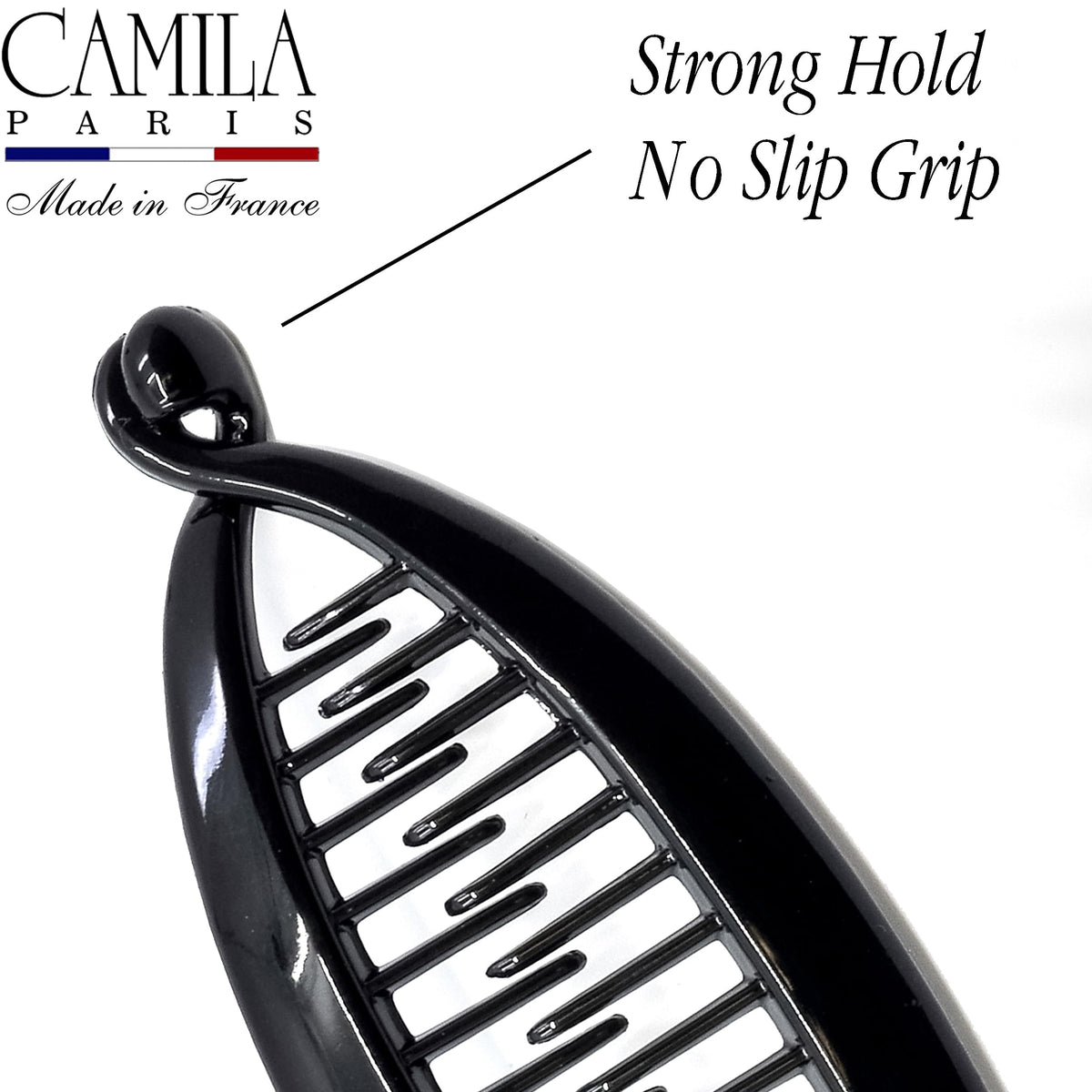 Camila Paris detail of glossy cellulose acetate finish and durable texture