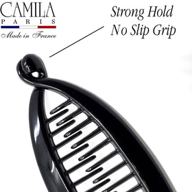 Camila Paris detail of glossy cellulose acetate finish and durable texture